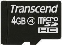 Transcend 4GB microSDHC (TS4GUSDHC4)